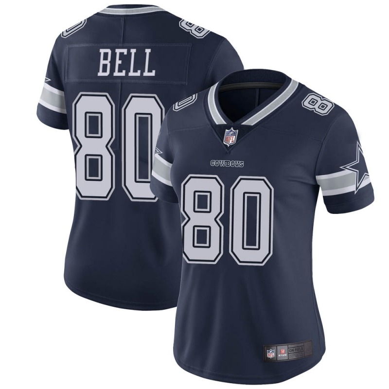 2020 Nike NFL Women Dallas Cowboys #80 Blake Bell Navy Limited Team Color Vapor Untouchable Jersey->women nfl jersey->Women Jersey